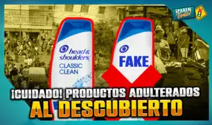 Shampoo de marcas reconocidas son adulterados y vendidos en Lima a precios bajos