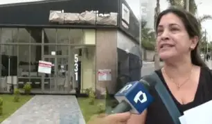 Vecinos protestan por construcción de un edificio de 8 pisos en Surco