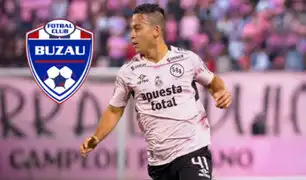 Cristian Benavente fue oficializado como jugador del FC Gloria Buzău tras su paso por Sport Boys