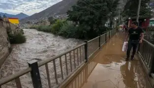 Chosica: pobladores temen inundaciones y huaicos ante aumento de caudal del río Rímac