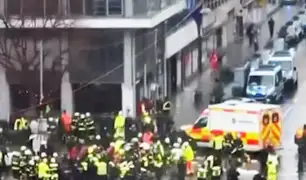 Atropello masivo deja al menos 15 heridos en una manifestación sindical en Alemania