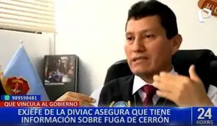 Harvey Colchado afirma tener información sobre fuga de Vladimir Cerrón