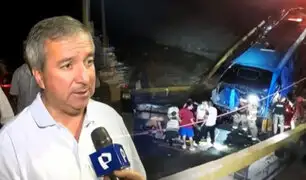 Tras colapso del puente Chancay se confirma el fallecimiento de dos personas por caída de bus