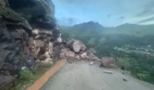 Lluvias en Cusco: varias localidades aisladas tras deslizamiento de rocas que bloquearon carreteras