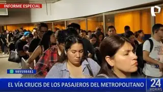 Caos en el Metropolitano: usuarios enfrentan interminables colas, calor y peleas a diario