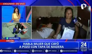 Madre de mujer que cayó a pozo con tapa de madera pide a empresa costear los gastos médicos