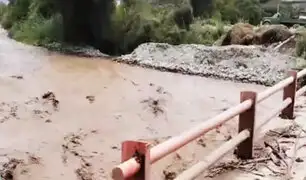 En Ica se realizan acciones para controlar emergencia por desbordes de ríos debido a fuertes lluvias