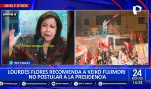 Lourdes Flores recomienda a Keiko Fujimori no postular a la Presidencia: "Anda al Senado"