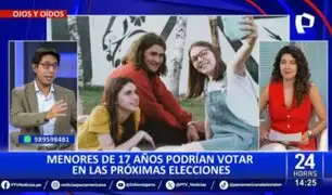 Menores de 17 años podrían votar el 2026: Presentan PL para modificar la mayoría de edad