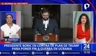 Gabriel Boric cuestiona plan de Trump para poner fin a la guerra en Ucrania: "Es inaceptable"