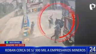 Delincuentes armados roban cerca de 300 mil soles a grupo de empresarios