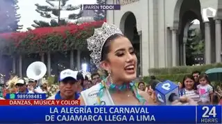 Carnaval cajamarquino llegó a Lima con danzas, música y alegría