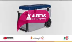 Indecopi: más de 1000 coolers presentarían defectos en el asa lo que podría ocasionar lesiones