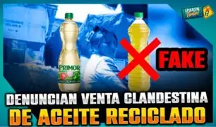 La Victoria: Vecinos denuncian que sujetos venden aceite reciclado haciéndolo pasar por manteca