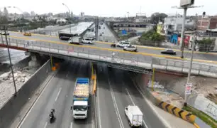 Puente Ricardo Palma: restablecen tránsito en Vía Evitamiento tras caída de estructura metálica