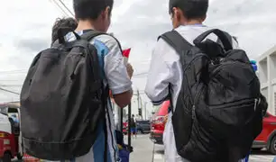 Congreso: plantean se revisen mochilas en las escuelas para evitar ingreso de objetos peligrosos