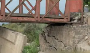 Puente de 150 años en Huaral a punto de colapsar: vehículos pesados siguen cruzando pese a advertencia