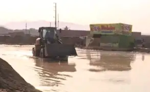 Así se encuentra ingreso a Pucusana tras desborde de río Chilca