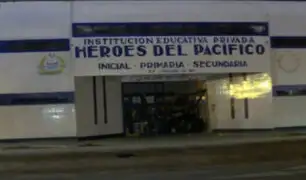 A pocos días del inicio de clases: detonan explosivo en colegio de Ventanilla