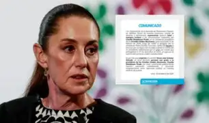 Renovación Popular pide declarar persona non grata a Claudia Sheinbaum por defender a Castillo