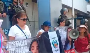 Tragedia en Trujillo: Vecinos protestan en la Fiscalía y claman justicia por muertos del Real Plaza