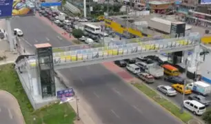 Callao: inauguran puente peatonal “Virgen del Carmen” en Av. Faucett