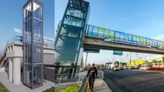 Inauguran puente con ascensor en el Callao, pero otros siguen abandonados