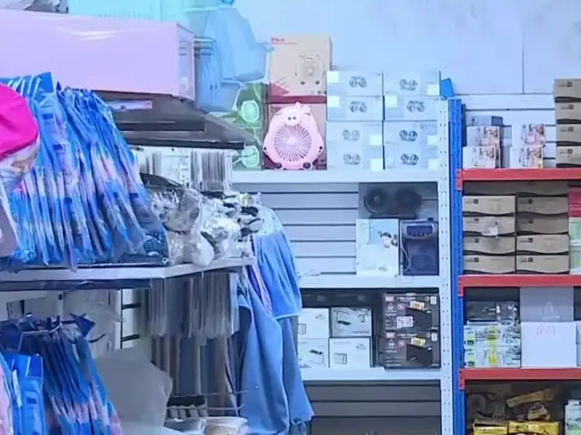 SJM: delincuentes roban tienda y se llevan hasta los parlantes