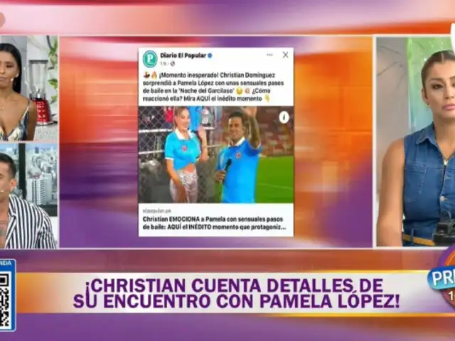 Christian Domínguez tras presentación con Pamela López: "la prensa busca el morbo"