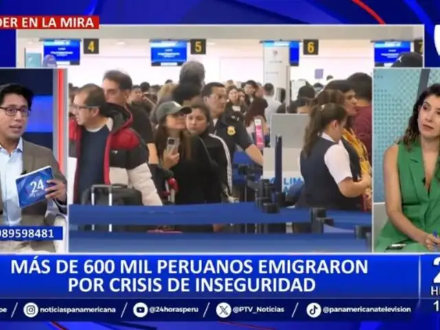 Fuga de talentos: Más de 600 mil peruanos emigraron el año pasado