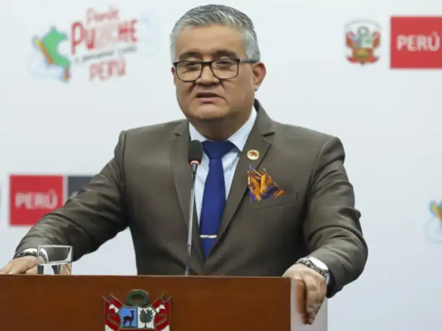 Ministro del Ambiente sobre inseguridad ciudadana: "En mi condominio salen tranquilos"