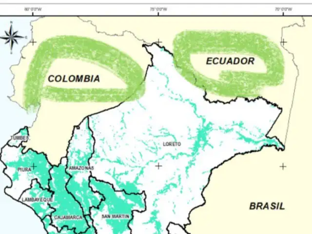 Midagri comete blooper y confunde Ecuador con Colombia en Mapa Nacional de Superficie Agrícola