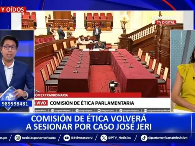 Comisión de Ética volverá a sesionar por denuncia contra José Jerí