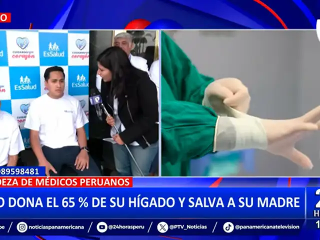 Hijo salva a su madre tras donarle el 65% de su hígado