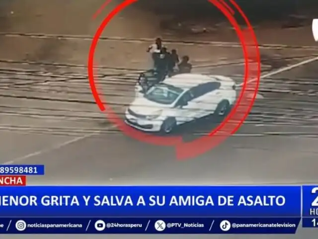 Chincha: Menor grita y salva a su amiga de asalto