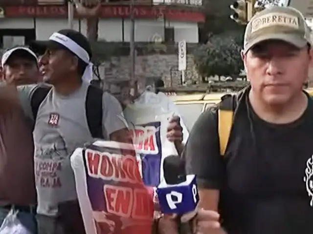 Dirigente de transportistas de Lima Norte: “El paro se ha acatado en un 50%”