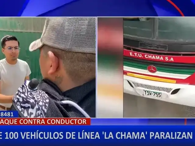 Más de 100 buses de “La Chama” paralizan sus actividades tras ataque a chofer