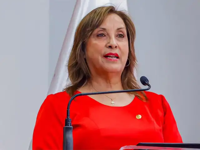 Dina Boluarte acusa a las ONG de recibir fondos internacionales para defender a delincuentes