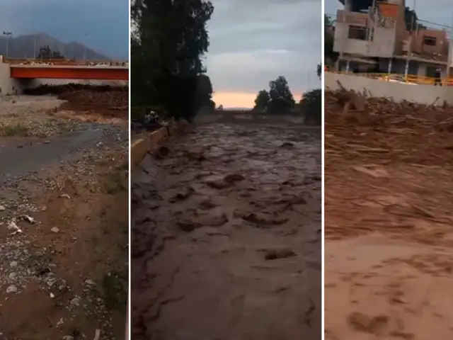 ¡Alerta en Ica! Desborde de río genera preocupación en la población