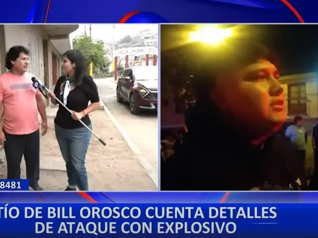 Familia de Bill Orosco preocupados tras atentado contra el artista: “Le han dicho que se ponga en línea”