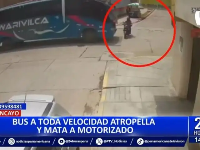 Tragedia en Huancayo: Motociclista muere atropellado por bus interprovincial