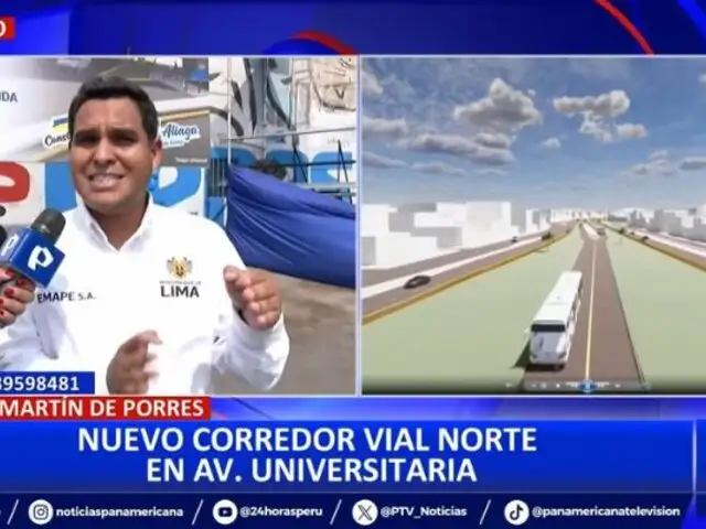 Nuevo corredor vial en avenida Universitaria: ¿Cuándo estará terminado?