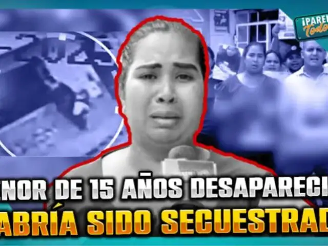 Intensa búsqueda en Independencia: "¡Paren Todo!" ayudó a encontrar a menor desparecida hace 3 días