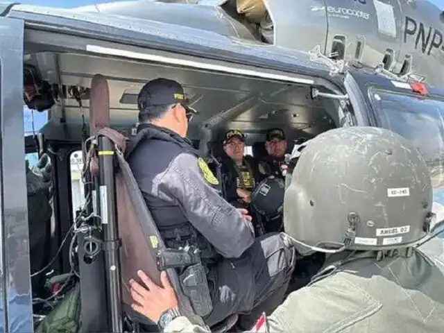 La Libertad: operativo contra la minería ilegal deja dos policías heridos de distinta consideración