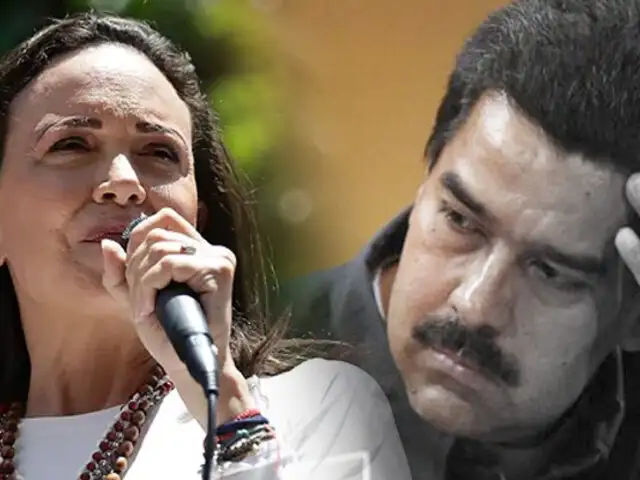 María Corina Machado pide apoyo internacional para sacar a Maduro: “Tenemos que quebrarlo”