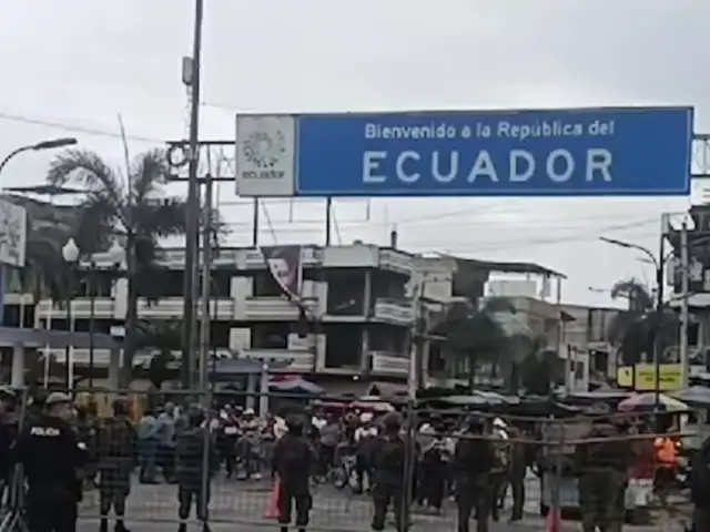 Tumbes: decenas de personas varadas tras cierre de frontera entre Perú y Ecuador