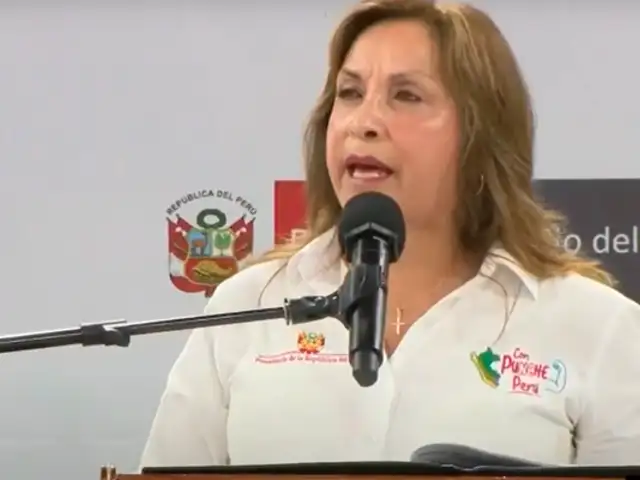 Dina Boluarte destaca estabilidad económica del Perú y hace "oídos sordos" a sus críticos