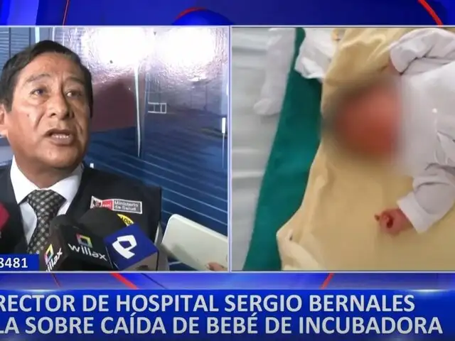 "Los médicos no están involucrados": director de hospital Sergio Bernales descarta negligencia tras caída de bebé