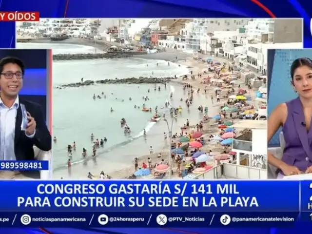 Congreso gastaría más de 140 mil soles para construir su sede en balneario Santa María del Mar