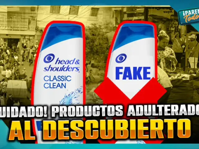 Shampoo de marcas reconocidas son adulterados y vendidos en Lima a precios bajos